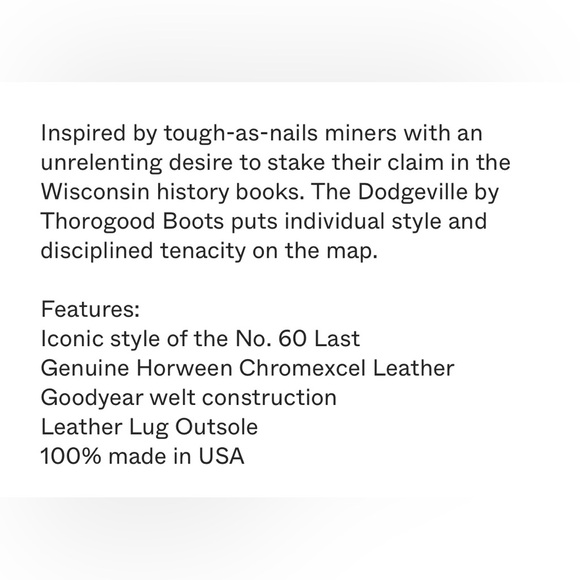 Men’s Thorogood 1892 Boots - Picture 7 of 7